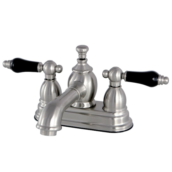 KS7008PKL 4" Centerset Bathroom Faucet, Brushed Nickel
